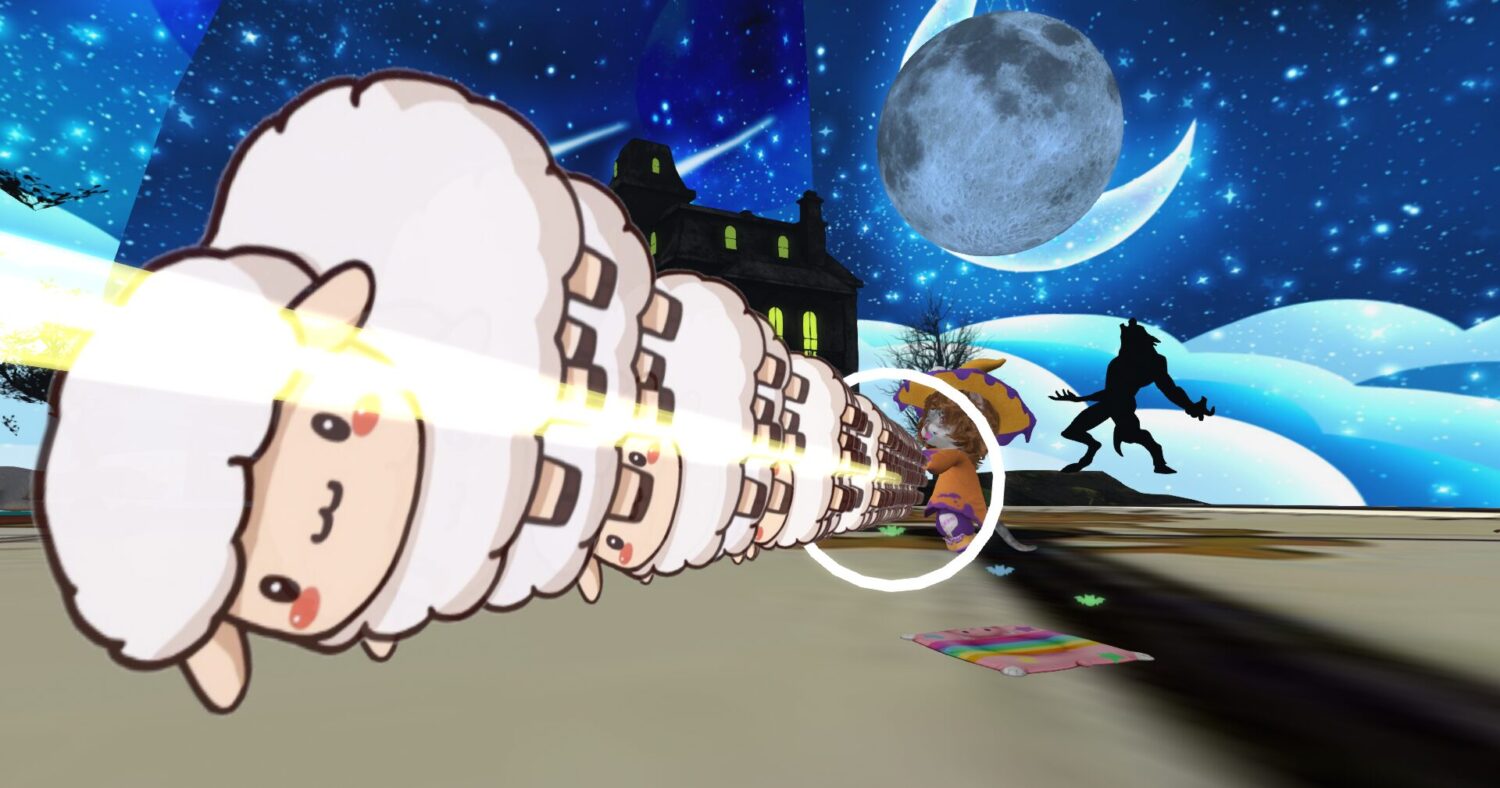 自前で用意したテクスチャーが放たれます